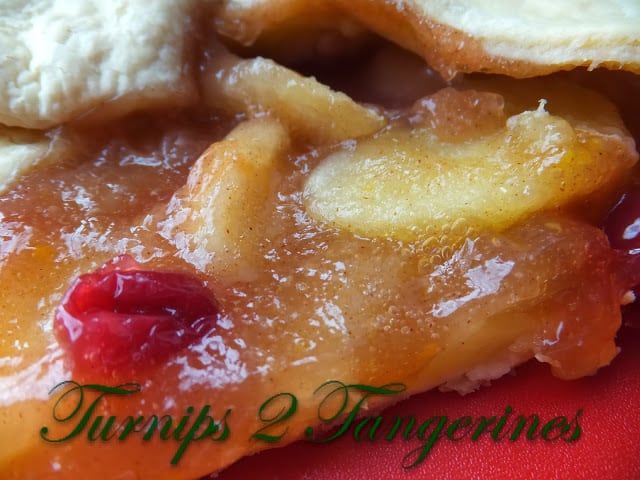 Apple Orange Cranberry Crostata apple orange