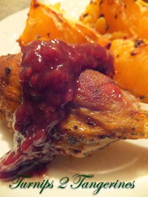 Spicy Roast Duck with Raspberry Sauce spicy roast