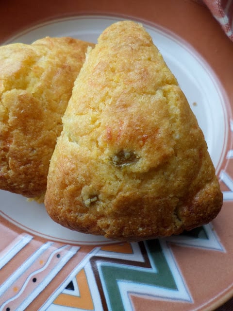 Green Chili Cheddar Muffins green chili cheddar