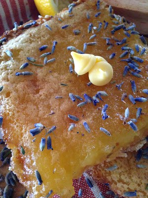 lemon lavender bars