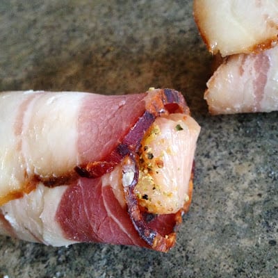 Bacon Wrapped Chicken Bites bacon wrapped chicken