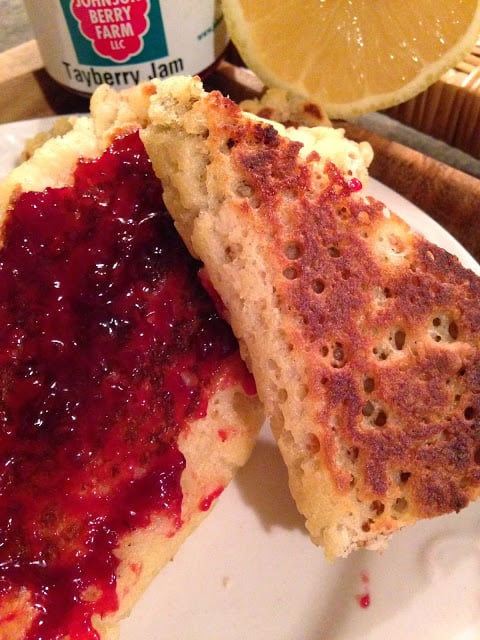 sourdough blintzes