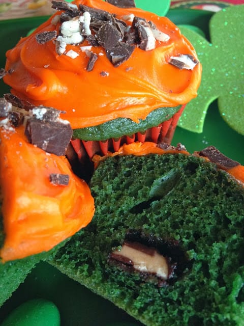 Green Velvet Mint Cupcakes green velvet