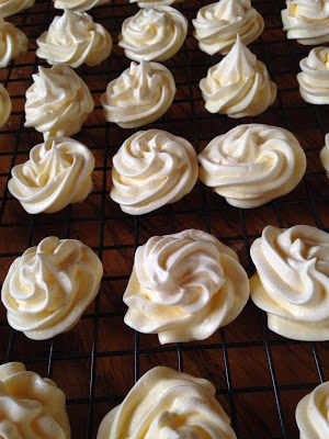 Lemon Tart with Meringue Cookies lemon tart
