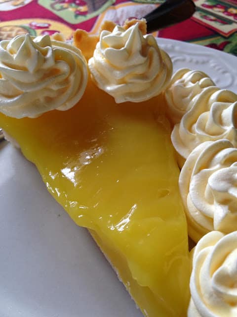 Lemon Tart with Meringue Cookies lemon tart