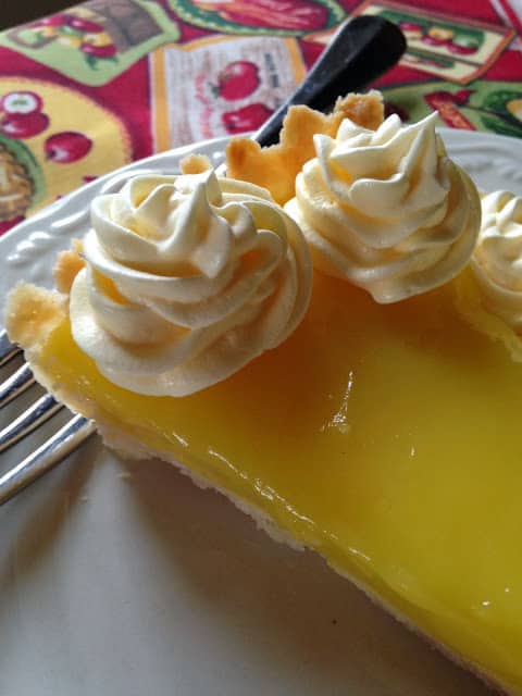Lemon Tart with Meringue Cookies lemon tart