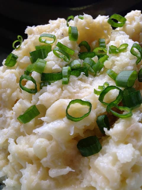 Cheesy Garlic Cauliflower