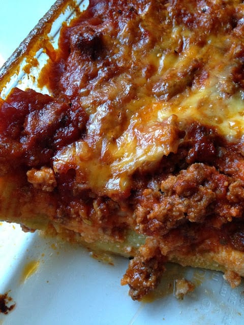 Stuffed Rigatoni Lasagna stuffed rigatoni