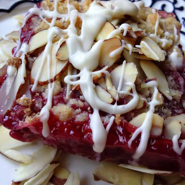 Cherry Crumble Bars cherry crumble