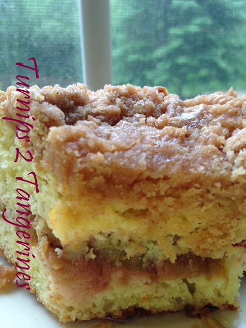 Rhubarb Orange Coffee Cake rhubarb orange