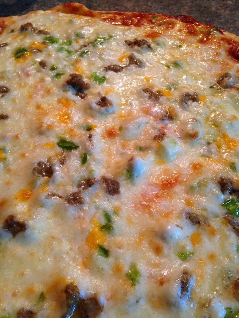 Homemade Pizza with Sourdough Crust homemade pizza