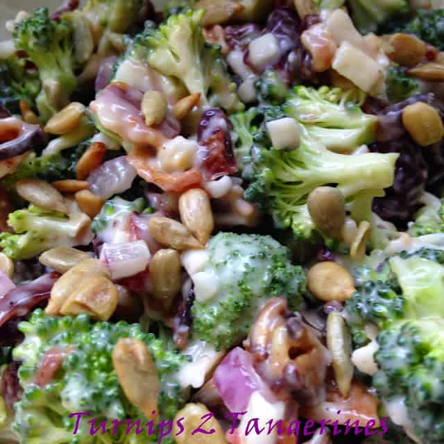 Broccoli Bacon Cherry Salad broccoli bacon