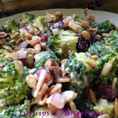 Broccoli Bacon Cherry Salad broccoli bacon