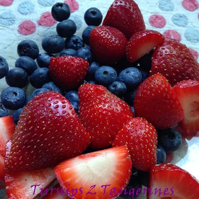 Fruit Salad with Cool Mint Dressing
