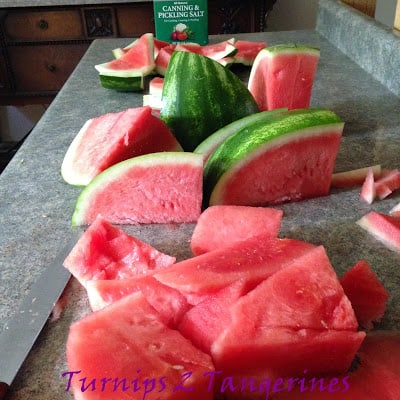 Watermelon Rind Pickles