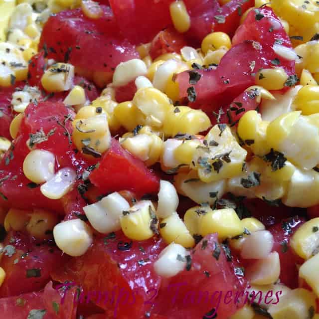 Sweet Corn and Fresh Tomato Salad sweet