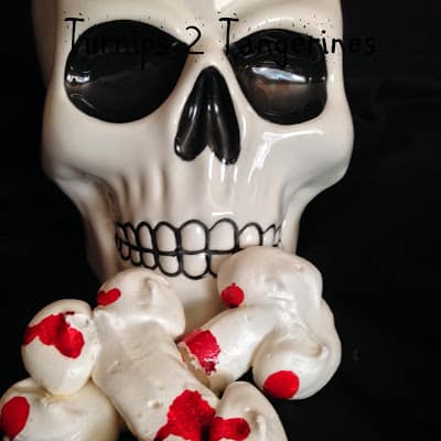 Spooky Meringue Cookies