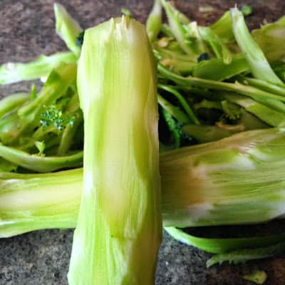 Save Broccoli Stems for Recipes save broccoli