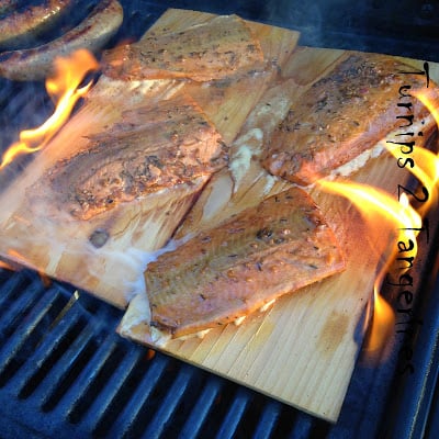 Island Jerk Salmon on Cedar Planks island jerk
