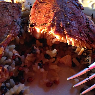 Island Jerk Salmon on Cedar Planks