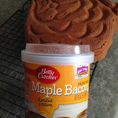 Autumn Swirl Cake with Maple Bacon Frosting
