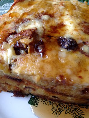 Panettone French Toast Bake