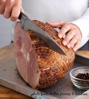 maple glazed ham