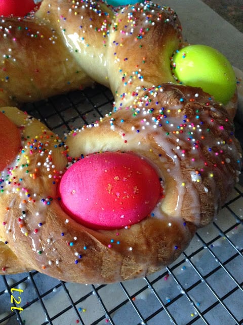 Easter egg bread