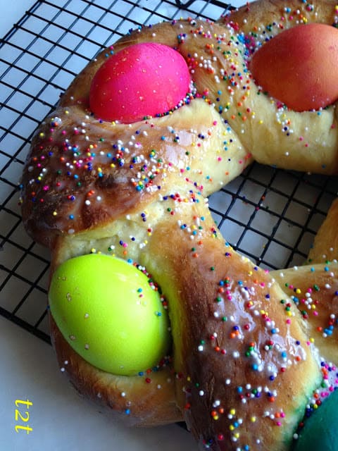 Easter egg bread