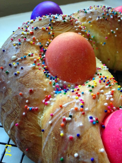 Easter egg bread