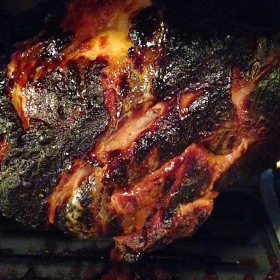 maple glazed ham