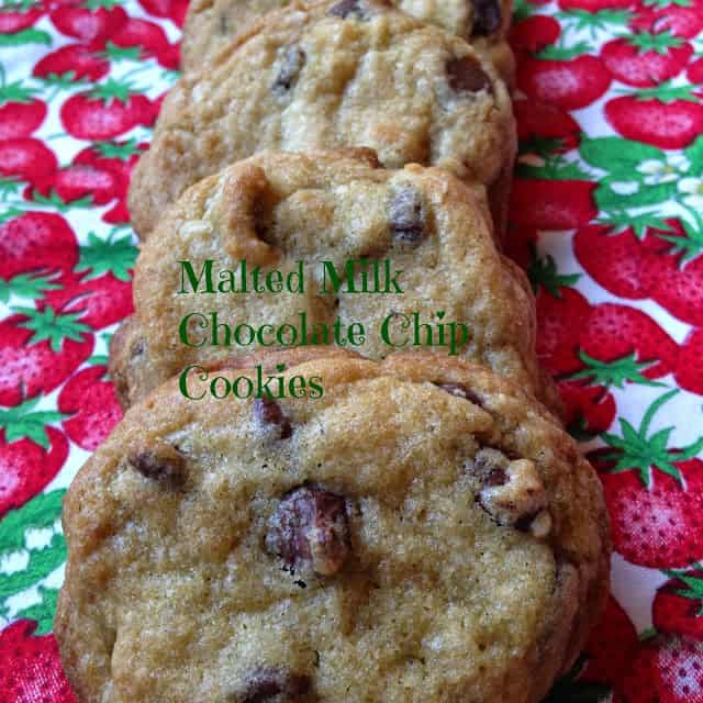 Malted Milk Chocolate Chip Cookies malted milk chocolate