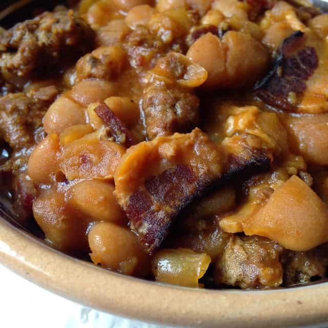 hearty bean bake 