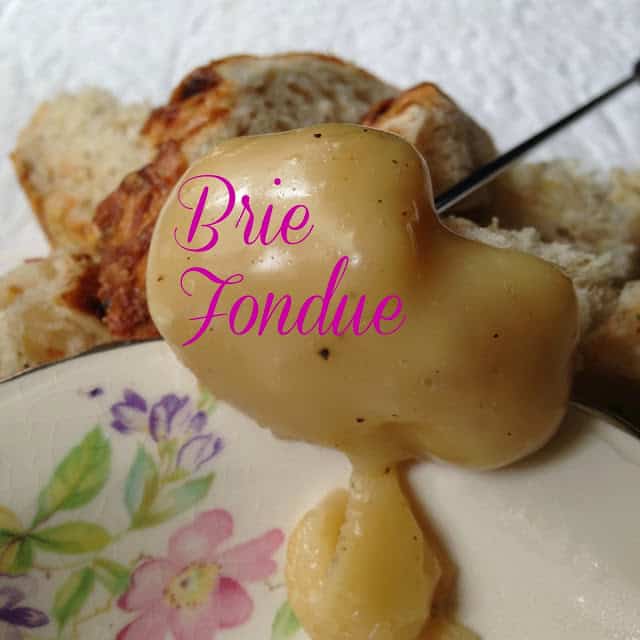 Brie Fondue brie fondue
