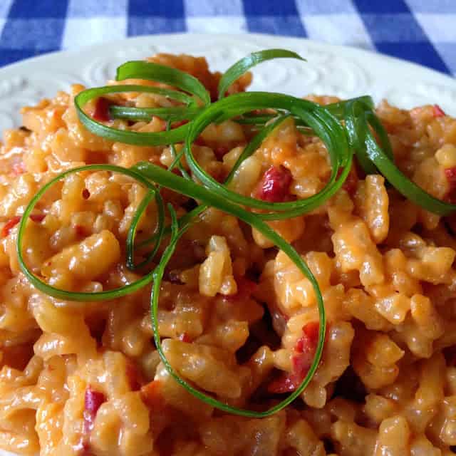 red pepper risotto 