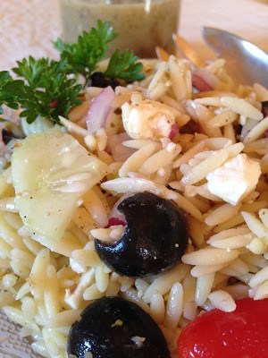 greek orzo salad