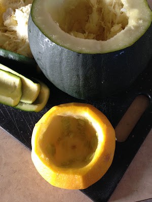Stuffed Round Zucchini