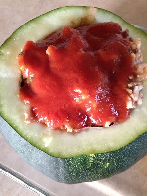 Stuffed Round Zucchini