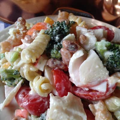 seafood pasta salad