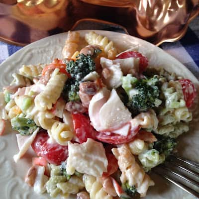 seafood pasta salad