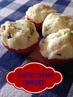 stuffed cherry tomatoes