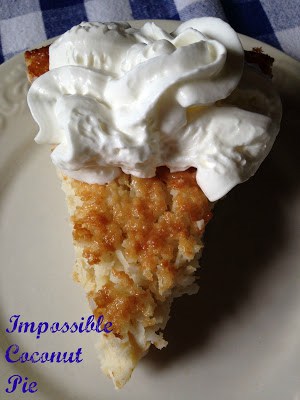 Impossible Coconut Pie impossible coconut pie