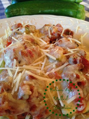 Italian Style Zucchini Boats italian style