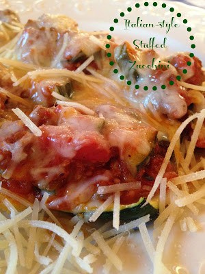 Italian Style Zucchini Boats italian style