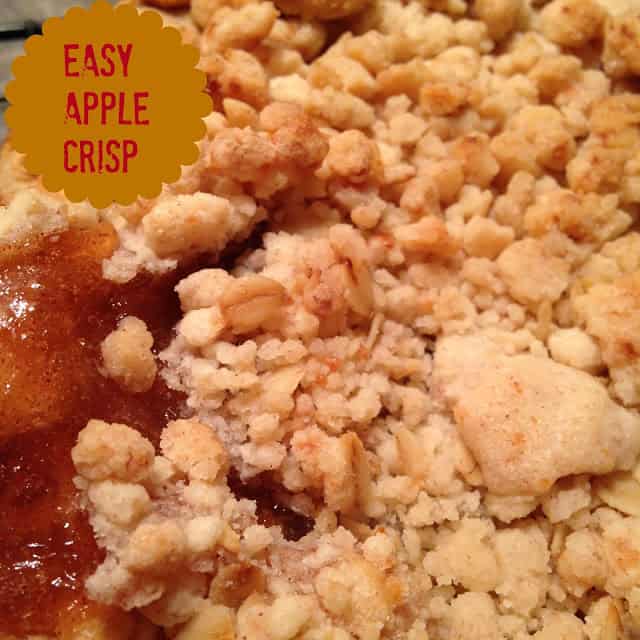 easy apple crisp 