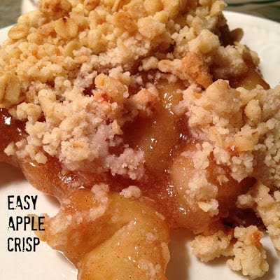 easy apple crisp 