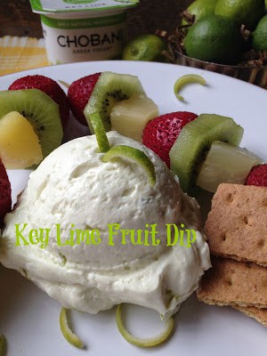 Key Lime Fruit Dip with Fruit Kabobs key lime fruit dip