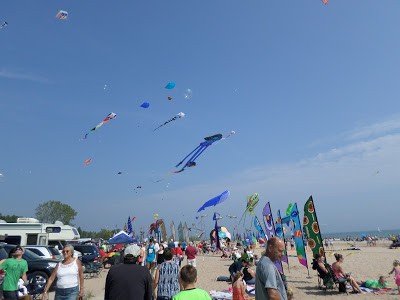 Kites Over Lake Michigan