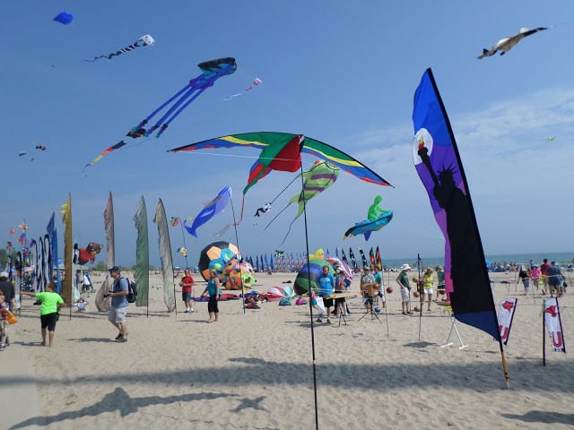 Kites Over Lake Michigan