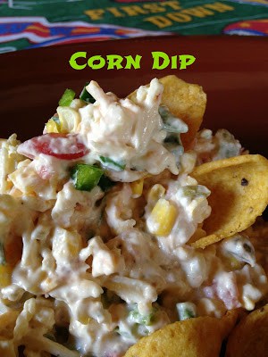 Green and Gold Corn Dip